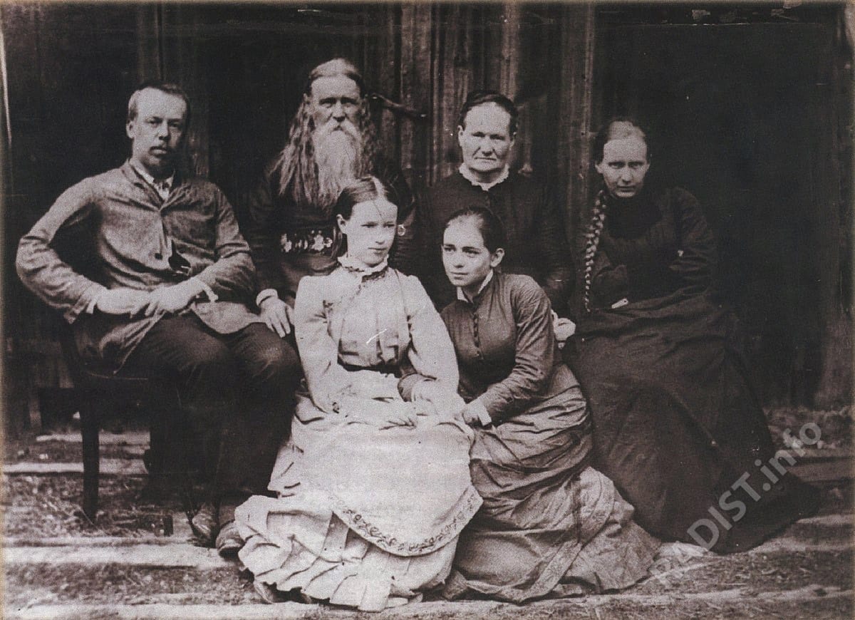 А.С. Попов среди родных (лето 1894)